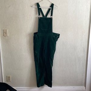 Modcloth Green Corduroy overalls